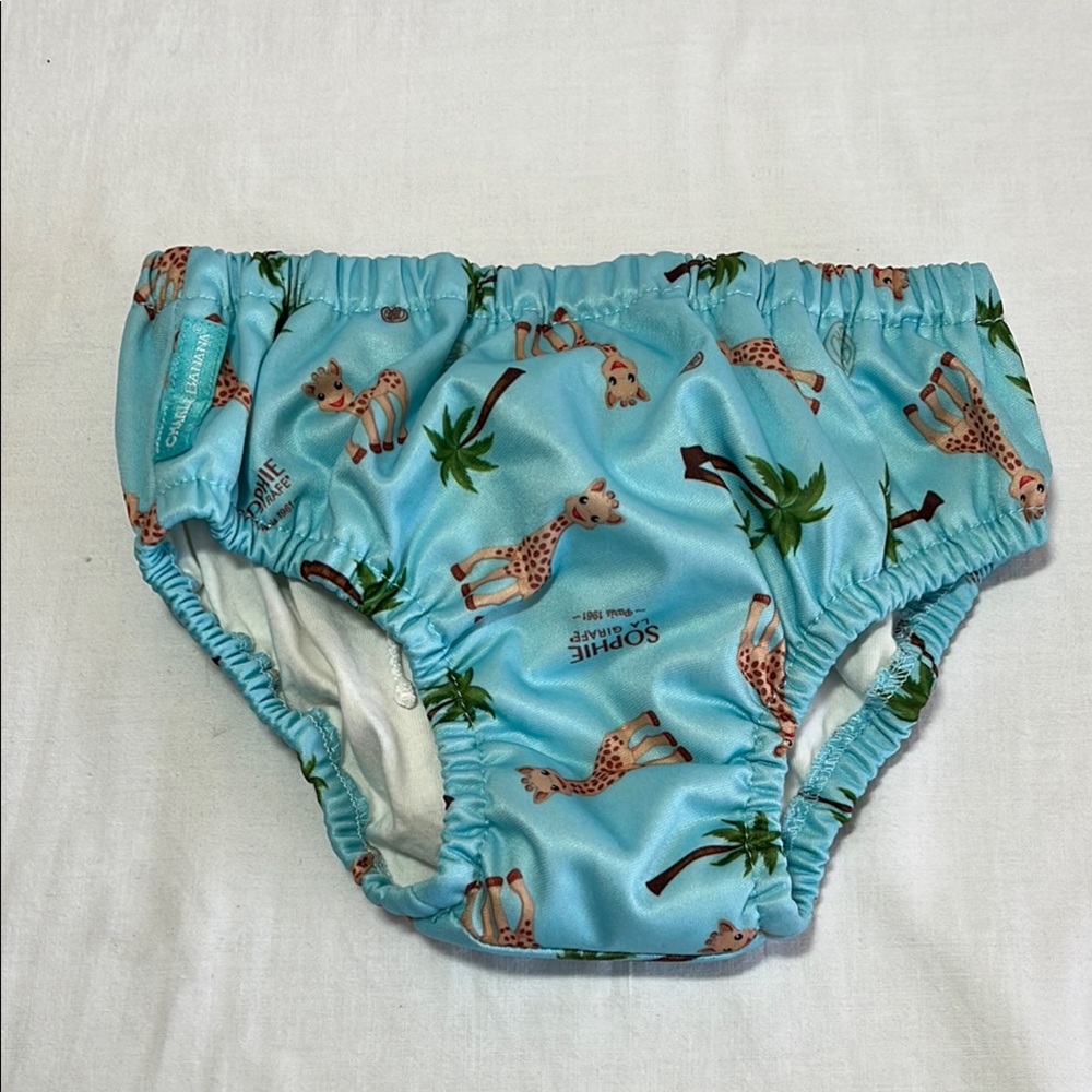 XL Charlie Banana “Sophie la Giraffe “ Swim Diaper - for kids 27-55 lbs